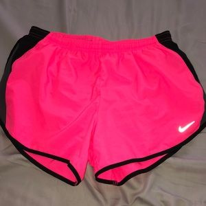 Nike dri-fit tempo shorts bright pink!